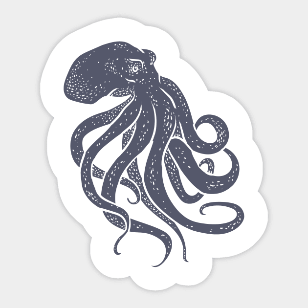 Kraken Sea Creature Sticker by AnnelieseHar